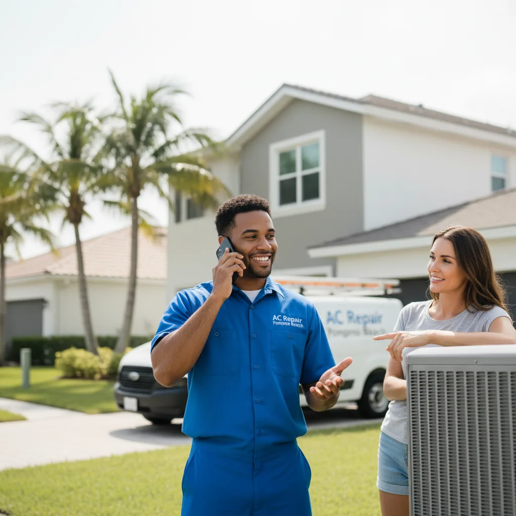AC Repair Pompano Beach customer support in Manhattan Beach